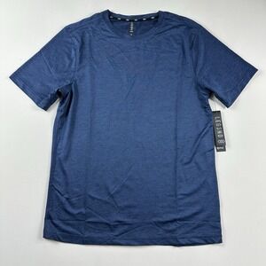 Leg3nd Inspire T Shirt Men Small Active Training Gym Short Sleeve Blue Training